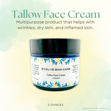 Load image into Gallery viewer, Tallow Face Cream – Organic Grass-Fed Tallow Moisturizer