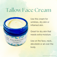 Load image into Gallery viewer, Tallow Face Cream – Organic Grass-Fed Tallow Moisturizer