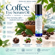 Load image into Gallery viewer, Coffee Eye Serum Oil – Hydrate & Refresh Tired-Looking Eyes