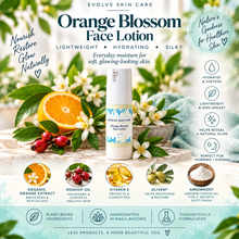Load image into Gallery viewer, Orange Blossom Face Lotion – Lightweight Hydration Serum for Glowing Skin