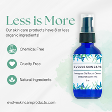 Load image into Gallery viewer, Lemongrass Gel Facial Cleanser – Refreshing Daily Cleanser for All Skin Types