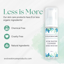 Load image into Gallery viewer, Acne Buster Cleanser – Foaming Facial Cleanser for Oily & Combination Skin