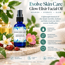 Load image into Gallery viewer, Glow Elixir Facial Oil – Hydrate, Soothe &amp; Illuminate Naturally
