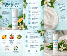 Load image into Gallery viewer, Orange Blossom Face Crème – Hydrating Daily Moisturizer for Normal to Dry Skin
