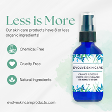 Load image into Gallery viewer, Evolve Skin Care Orange Blossom Crème Face Cleanser
